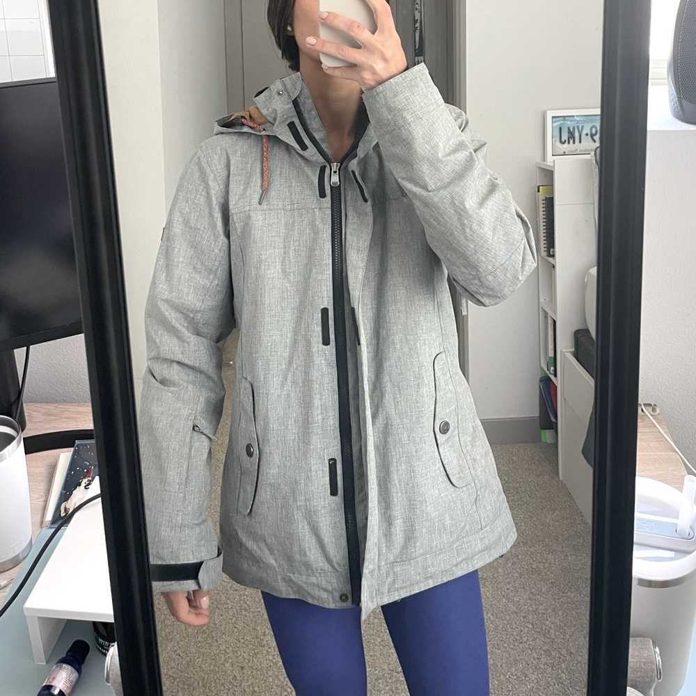 Roxy ski / snowboard jacket - grey size medium